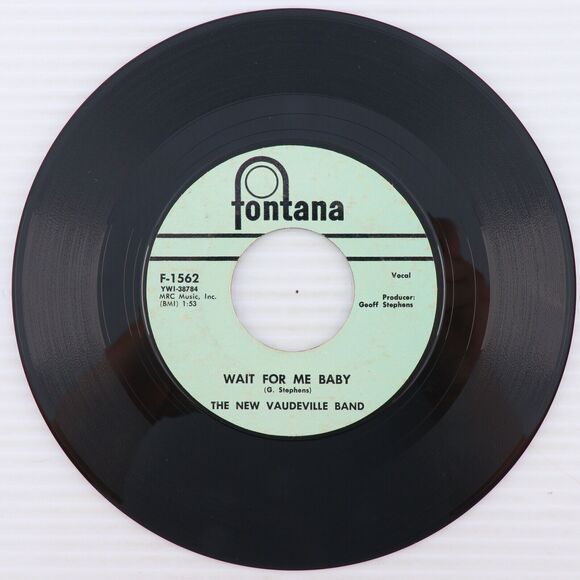 The New Vaudeville Band – Winchester Cathedral/Wait For 1966 45rpm Record F-1562 - Picture 4 of 16